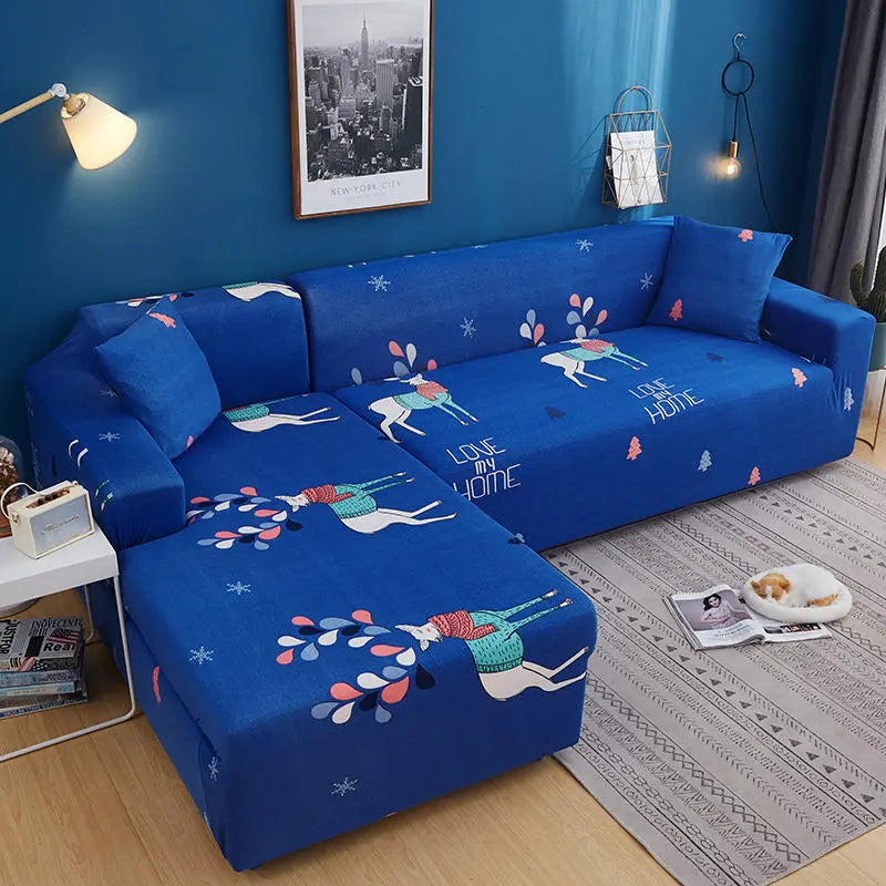 Sectional Sofa Cover Stretchable Pet-Friendly LUNÉRA Osaka deer-1pc pillowcase