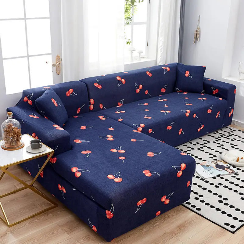 Sectional Sofa Cover Stretchable Pet-Friendly LUNÉRA Sweet cherry-1pc pillowcase