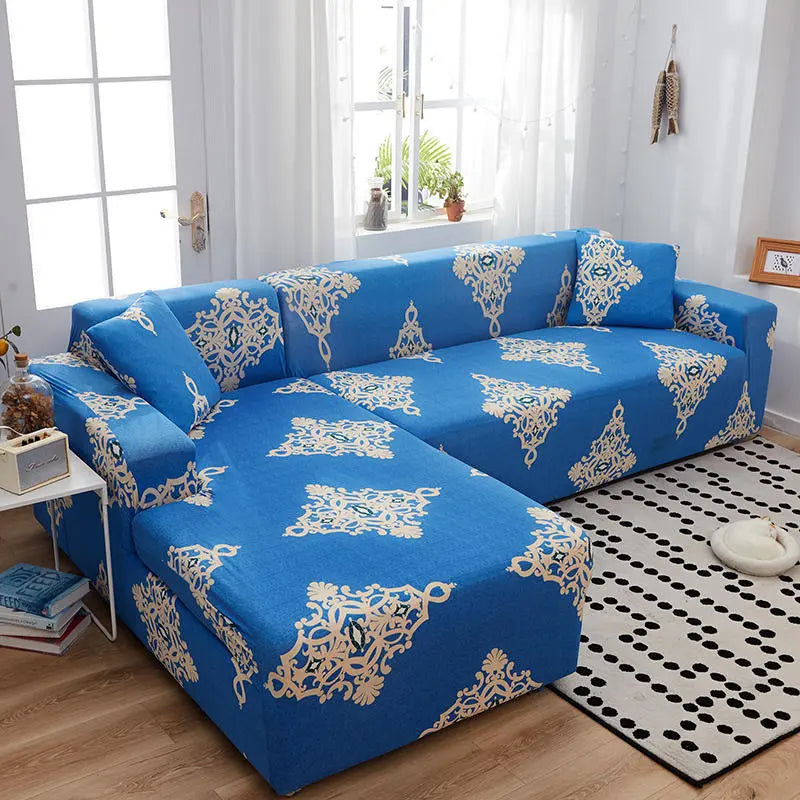 Sectional Sofa Cover Stretchable Pet-Friendly LUNÉRA Urban beauty-140to180cm
