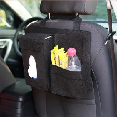 Sofa Armrest Cover Felt Pocket LUCETTE Black32X28X8. 5cm
