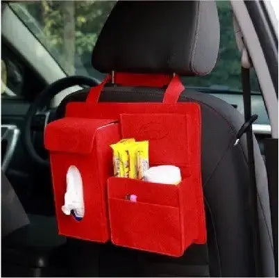 Sofa Armrest Cover Felt Pocket LUCETTE Red32X28X8. 5cm