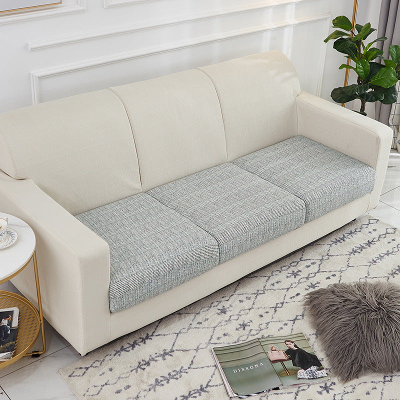 Sofa Seat Cover Stretch Fit LUCILE Fashion Gray-Single