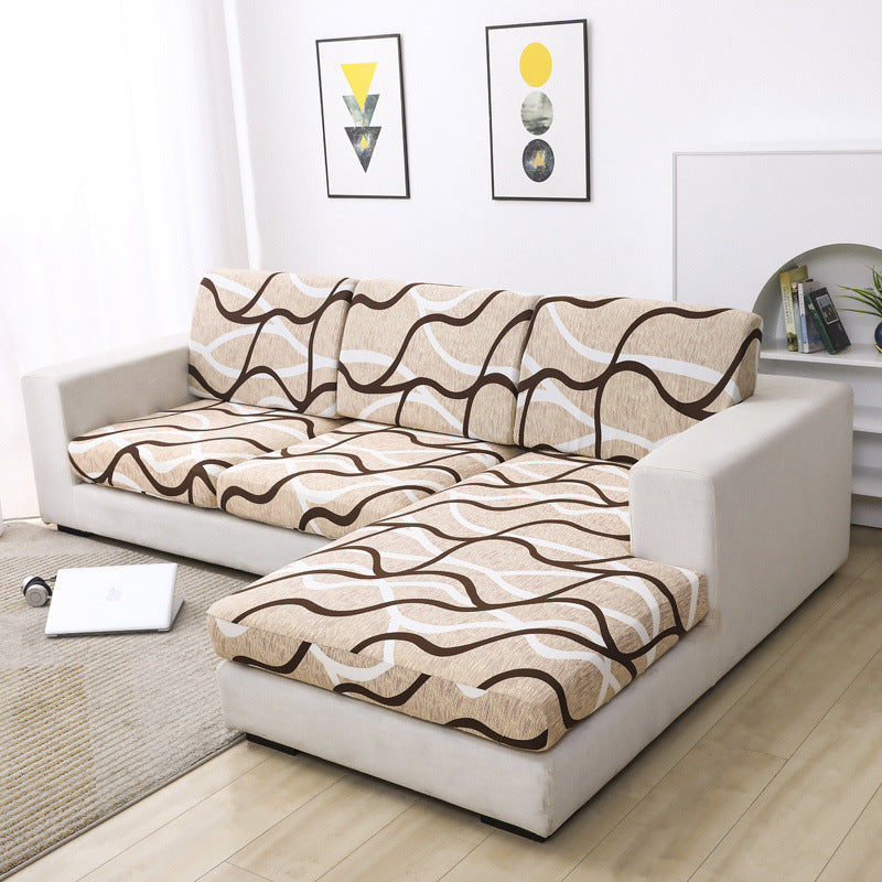 Sofa Seat Cover Stretch Fit LUCILE Fashion Life-Single
