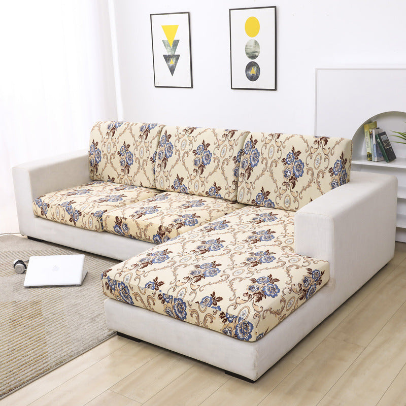 Sofa Seat Cover Stretch Fit LUCILE Roman Manor-Single