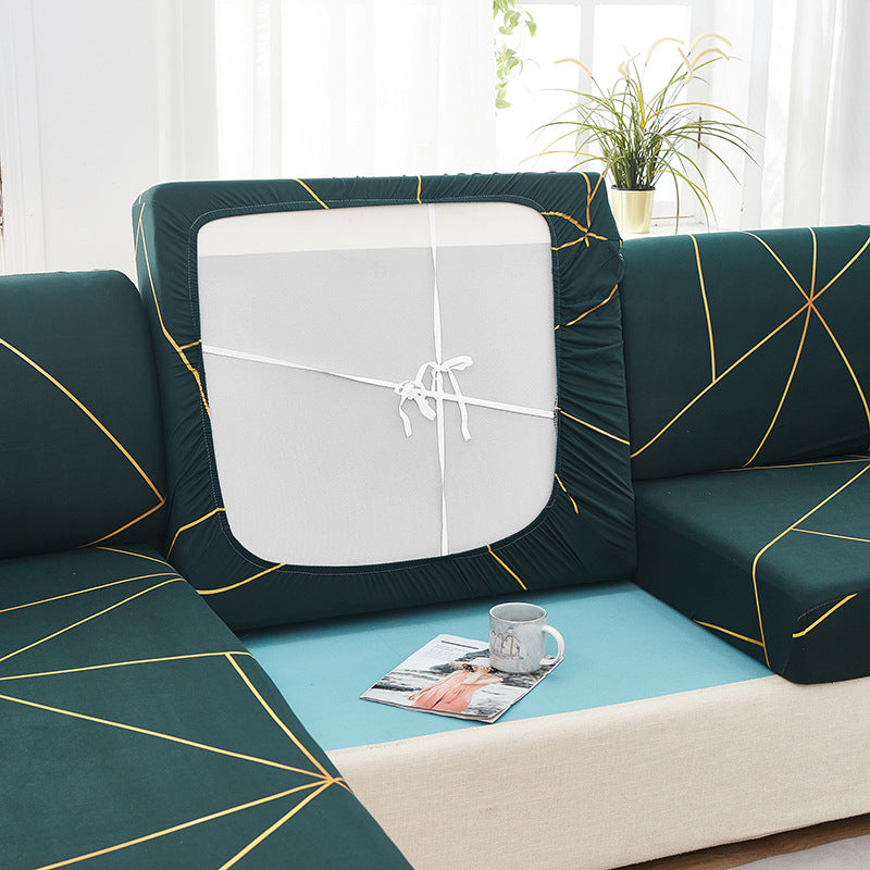 Sofa Seat Cover Stretchable Non-Slip ELIANE Colorful-Double
