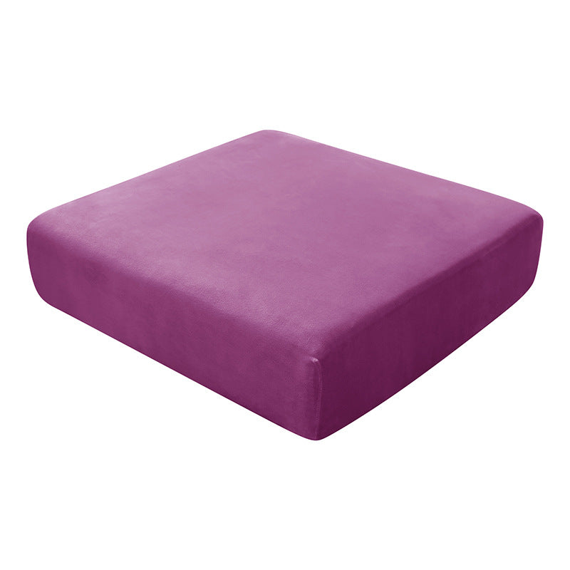 Sofa Seat Cover Velvet Stretch MARCELLE 18 Purple-Single