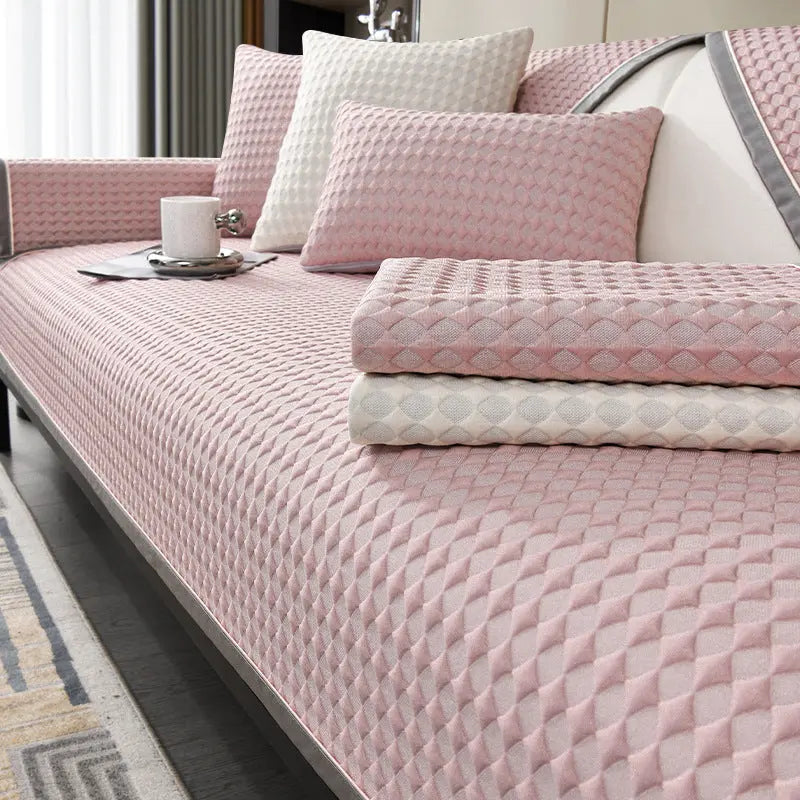 Sofa Throw Non-Slip Summer NUAGEA Pink-90 × 210