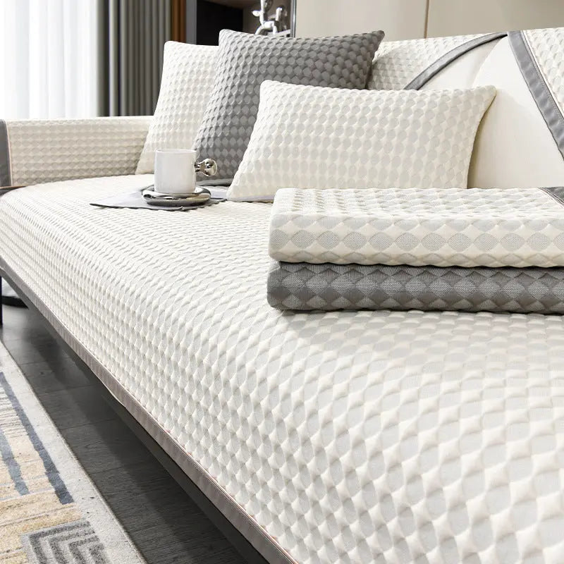 Sofa Throw Non-Slip Summer NUAGEA White-90 × 210