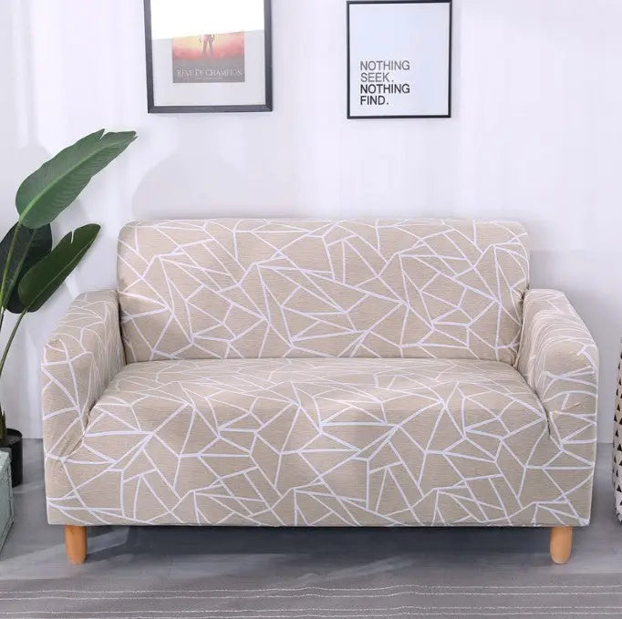Stretch Sofa Covers Non-Slip Elastic ROUVELA Free Space-90to140 Single