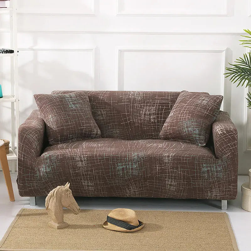 Stretch Sofa Covers Non-Slip Elastic ROUVELA Nordic Style-90to140 Single