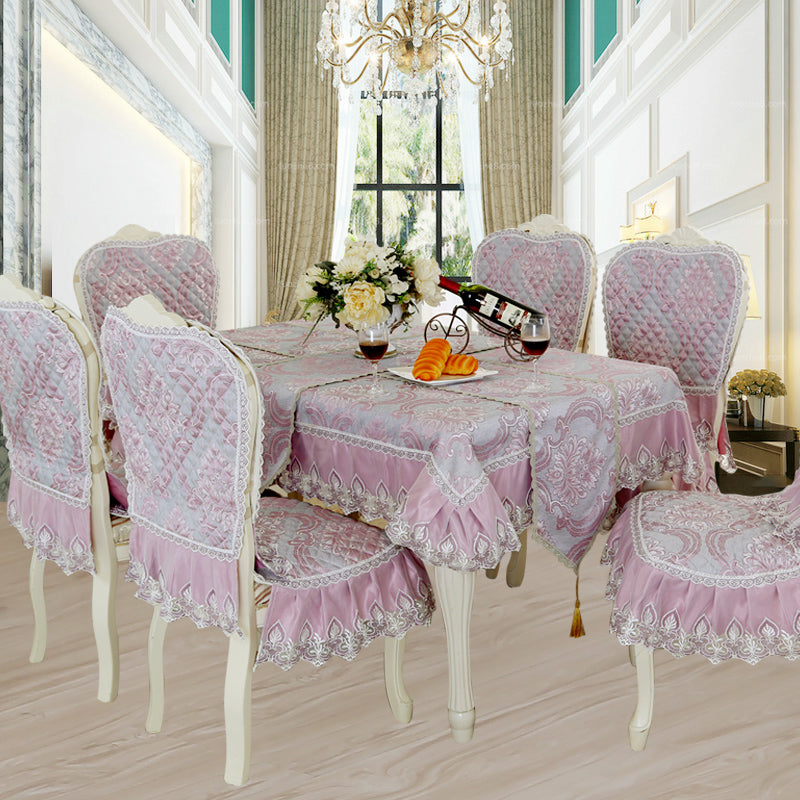 Table Cloth Floral European LUCETTE Purple-110x160cm tea table cloth