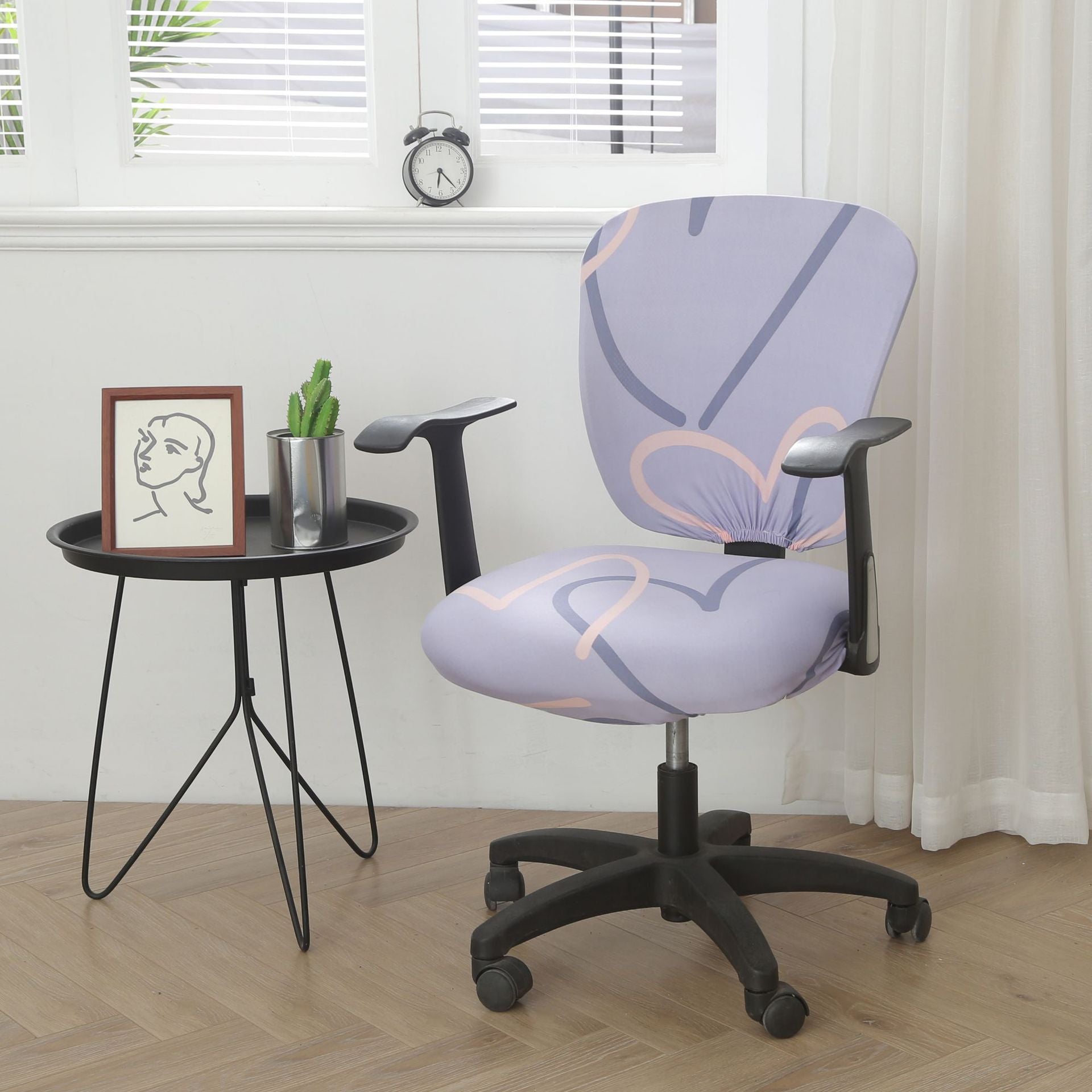 Task Chair Cover Stretch MilkSilk CELINE Love-Split Universal