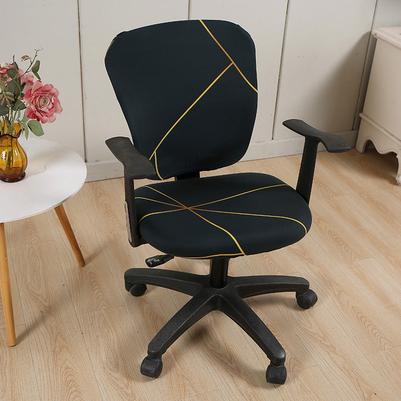 Task Chair Cover Stretchable Éloise Colorful-Split Chair Cover