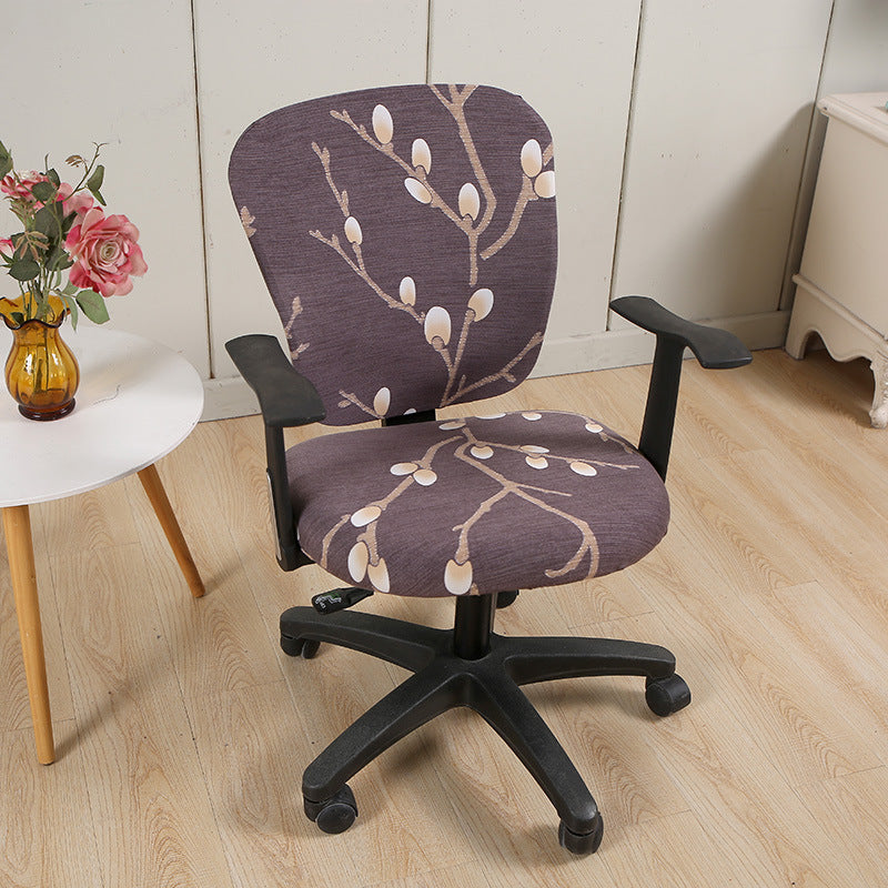 Task Chair Cover Stretchable Polyester ELODIE Xi Mei Slightly-Split Chair Cover