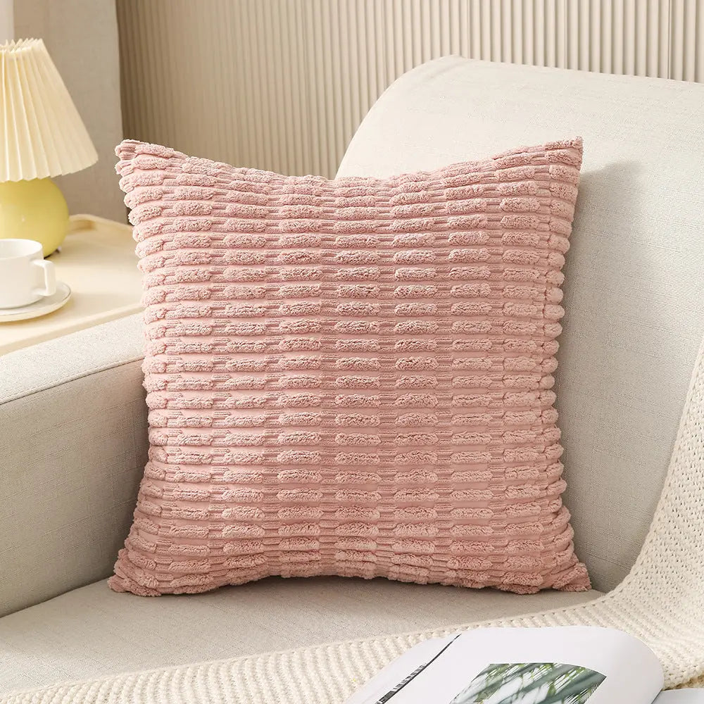 Throw Pillowcase Corduroy Cozy LUMIÈRE