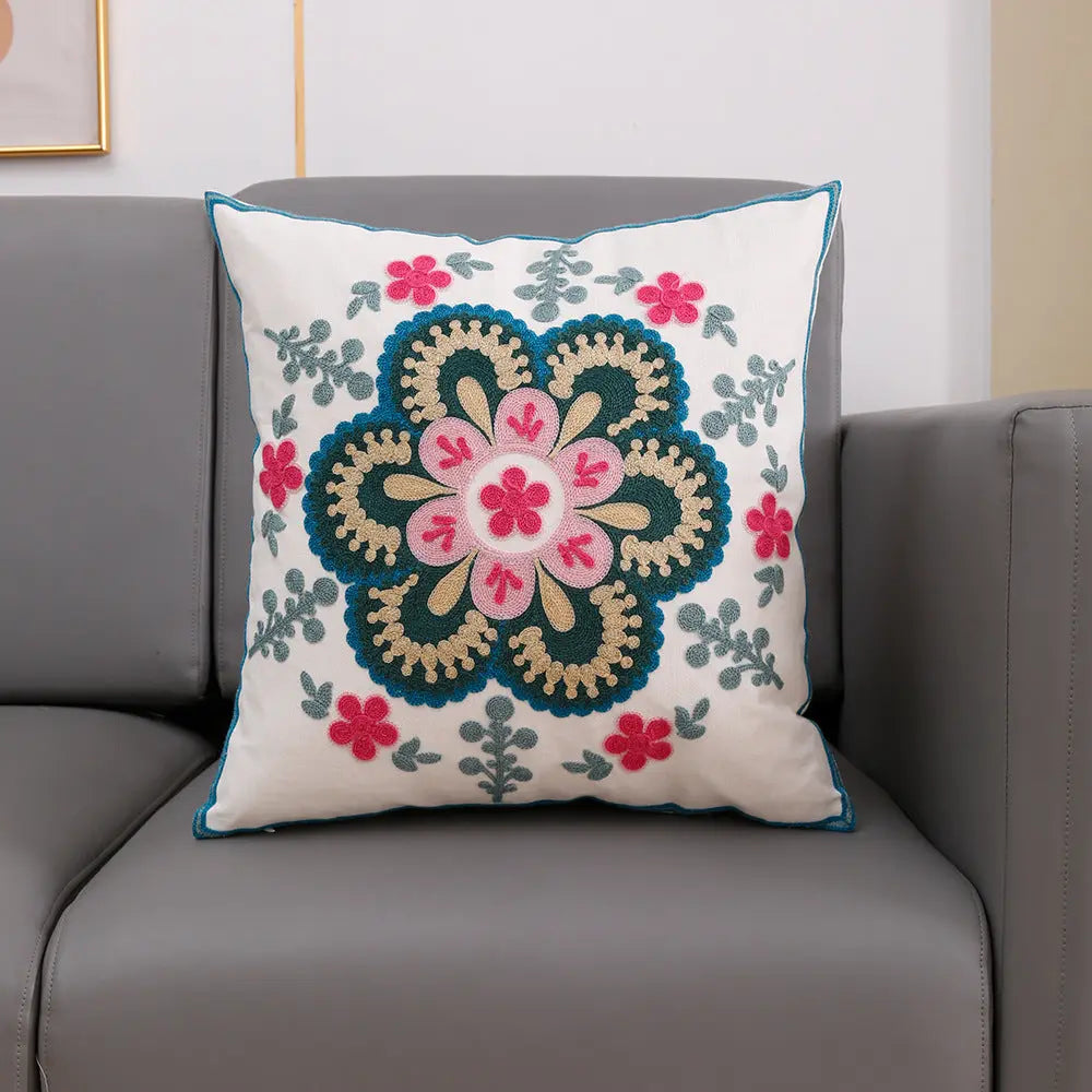 Throw Pillowcase Embroidered Modern LUMIÈRE 30x50cm Pillow Core-2