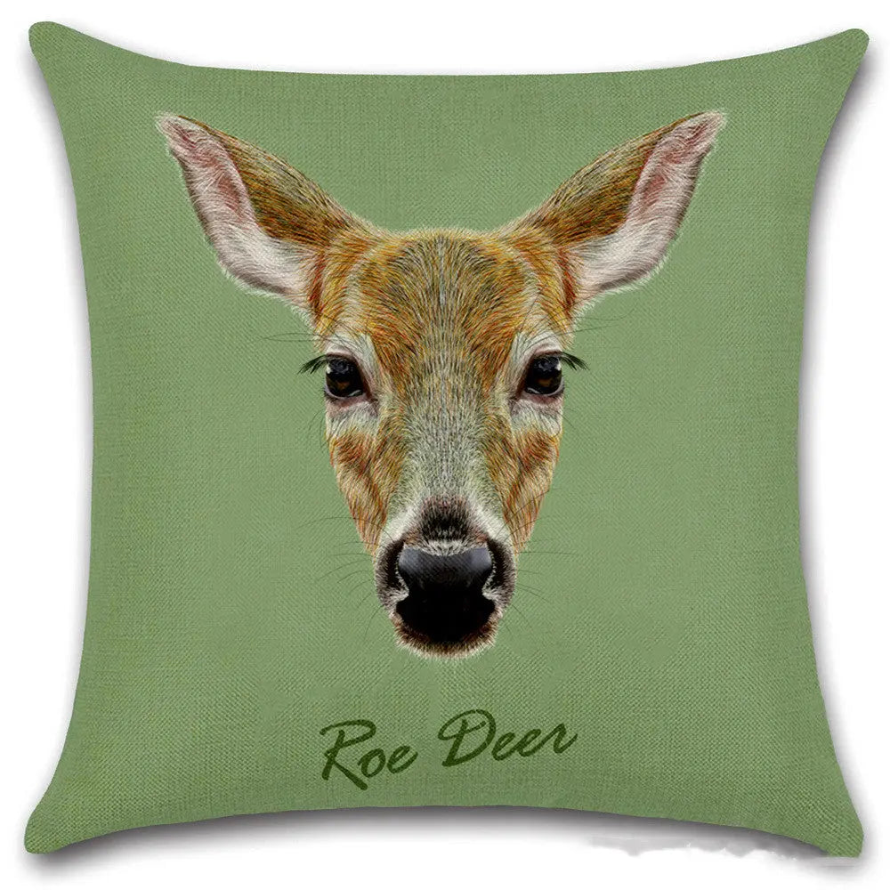 Throw Pillowcase Linen Nordic FAUNETTE Style14-45x45cm