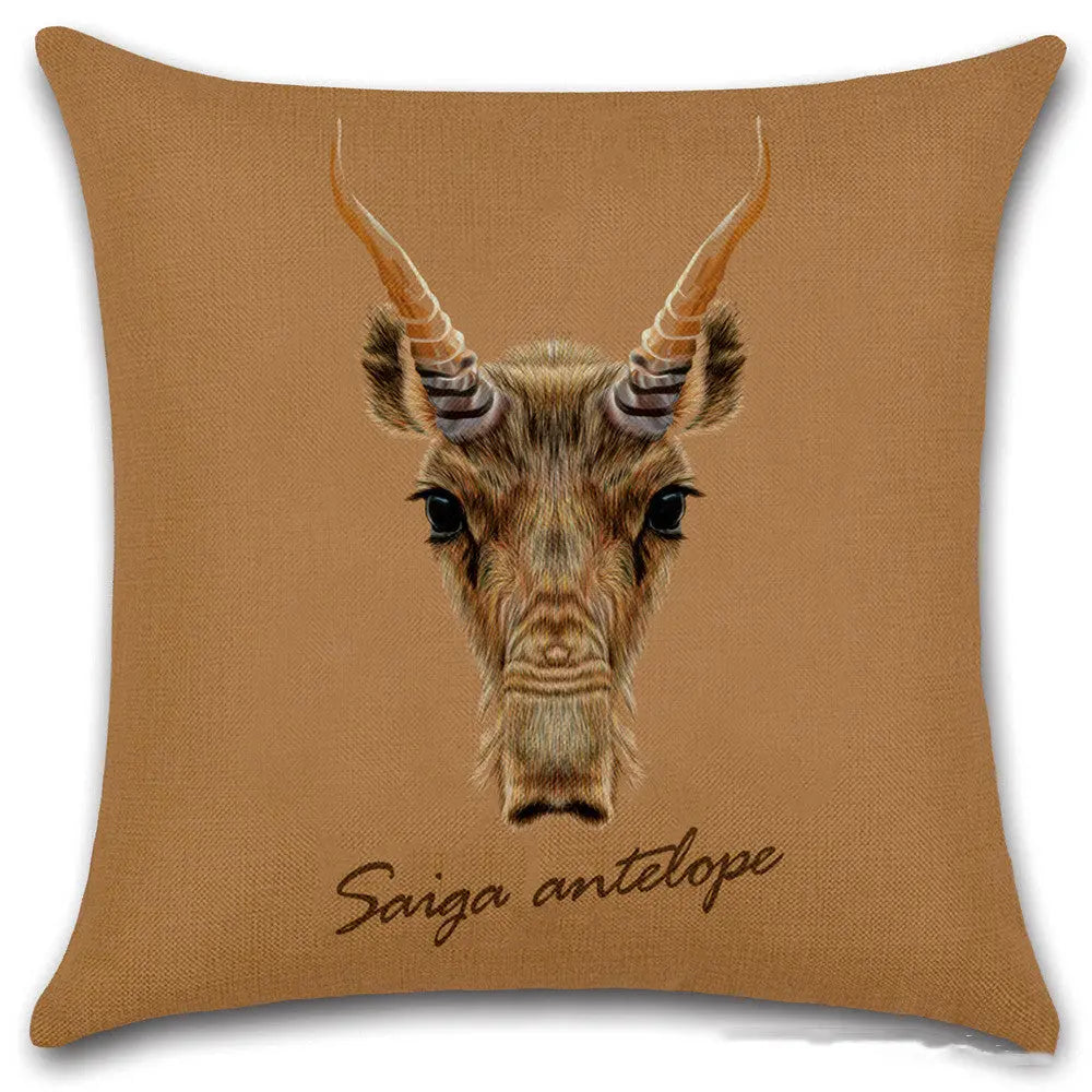 Throw Pillowcase Linen Nordic FAUNETTE Style16-45x45cm