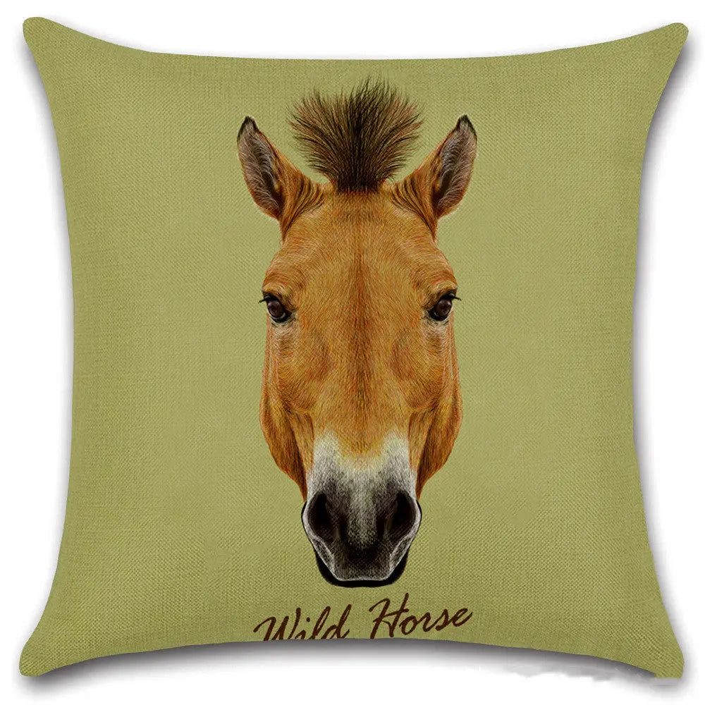 Throw Pillowcase Linen Nordic FAUNETTE Style17-45x45cm