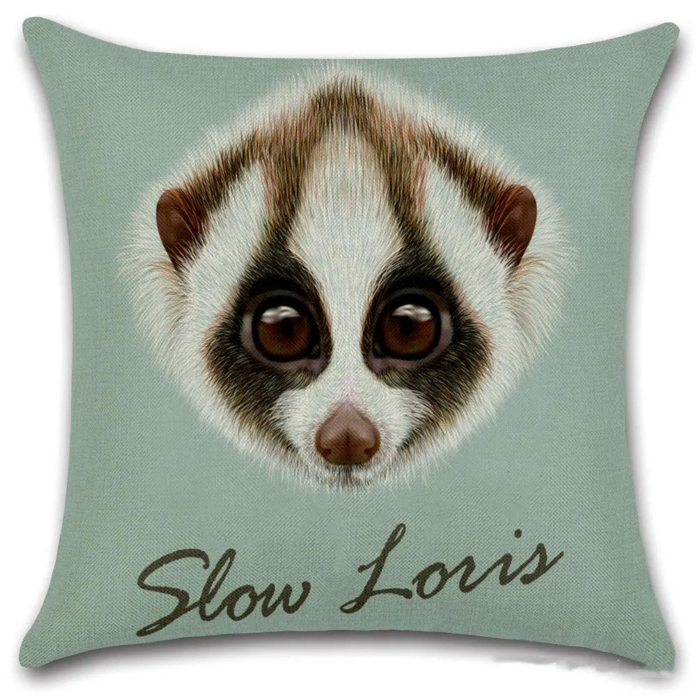 Throw Pillowcase Linen Nordic FAUNETTE Style2-45x45cm
