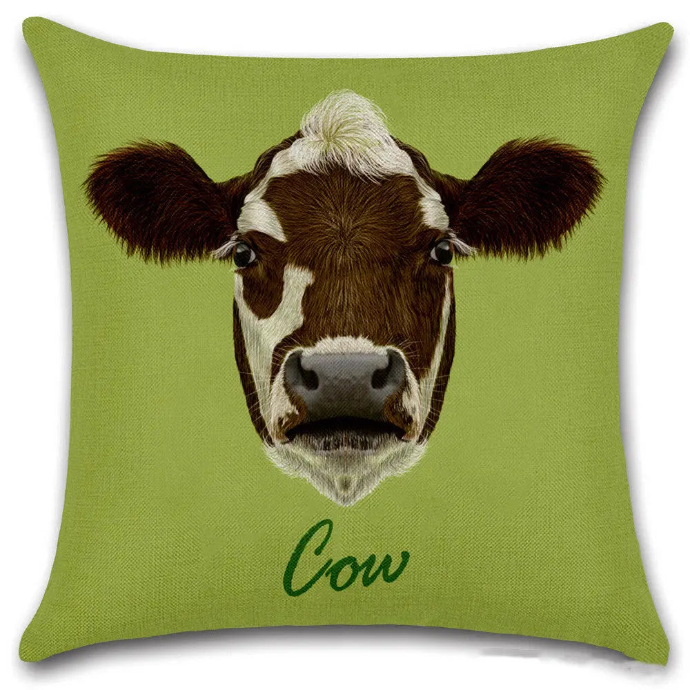 Throw Pillowcase Linen Nordic FAUNETTE Style9-45x45cm