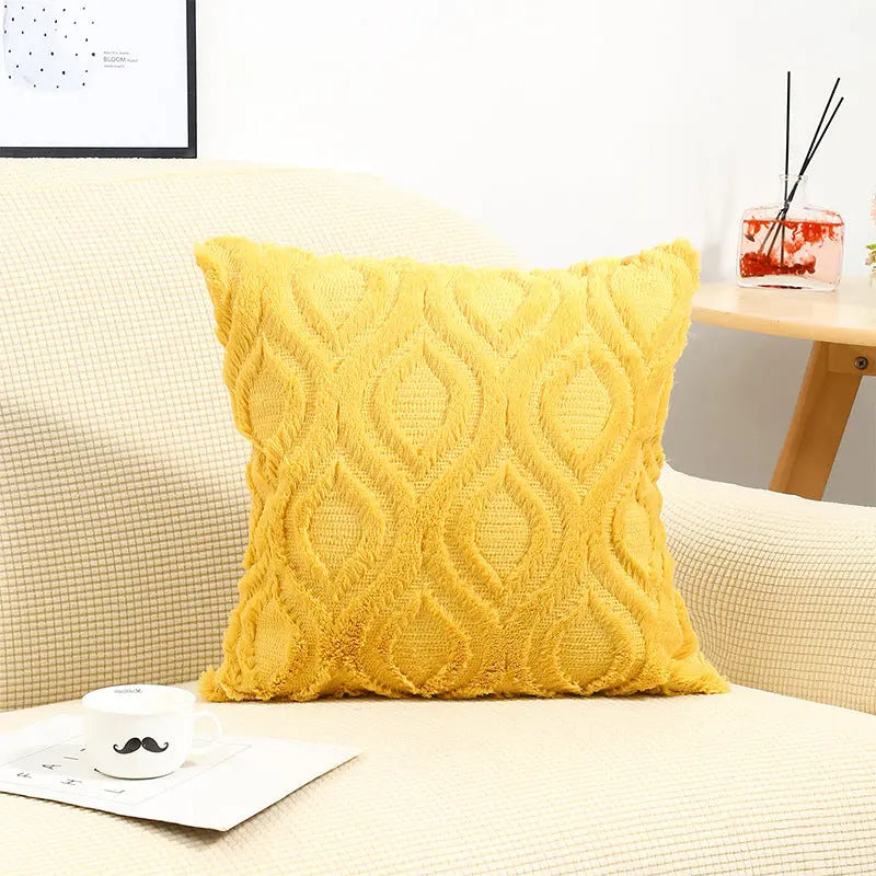Throw Pillowcase Quilted Cozy LAPINETTE Yellow-45*45cm